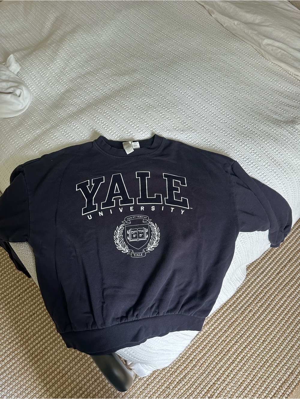 Yale University Navy Crewneck Sweatshirt - woman’s